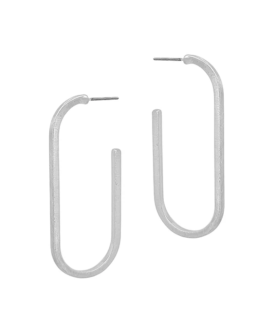 Ellington Hoop Earring (Silver)