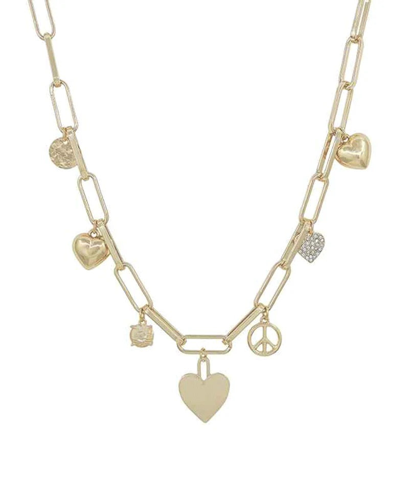 Four Seasons Charm Necklace - Gold