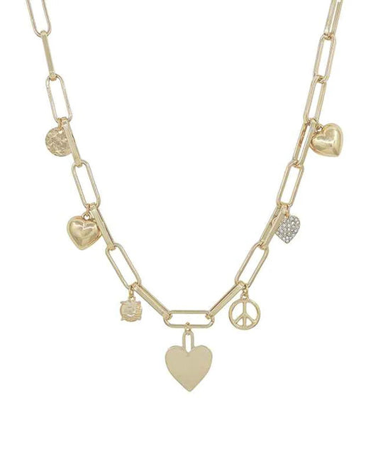 Four Seasons Charm Necklace - Gold