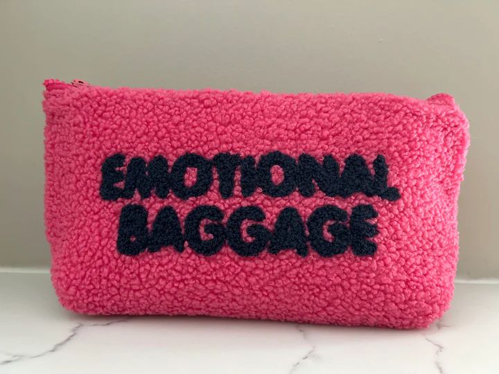 OG Fluffy Cosmetic Bag (Pink Baggage)