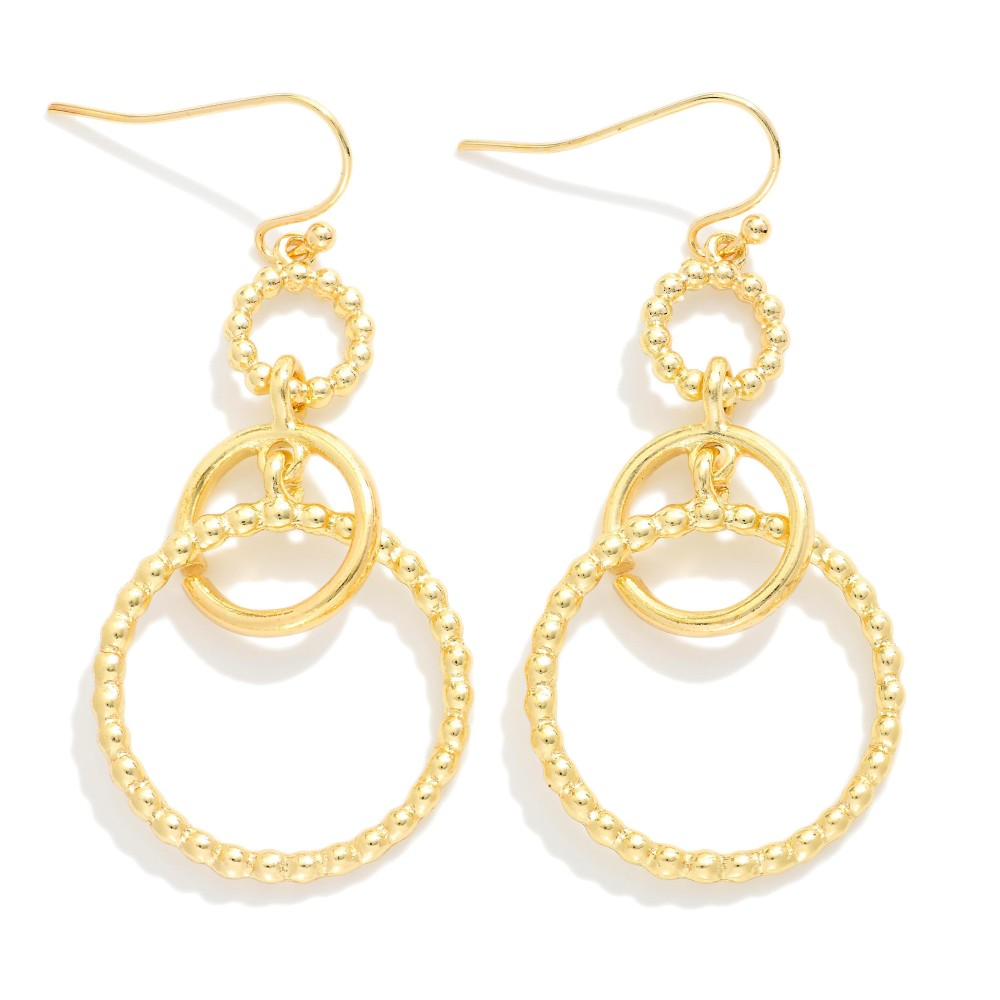 Dazzle Twisted Ring Earring