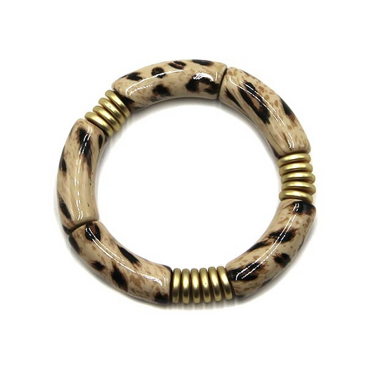 Boho Resin Animal Stretch Bracelet