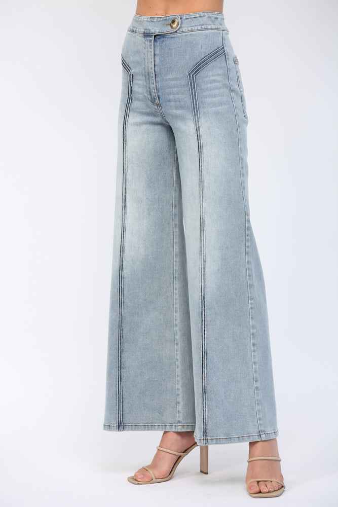 The Daylight Jeans | Light Wash High-Rise Wide Leg Jeans