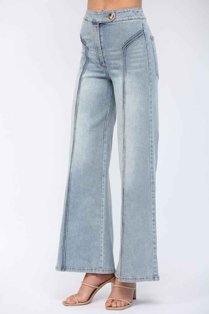 The Daylight Jeans | Light Wash High-Rise Wide Leg Jeans