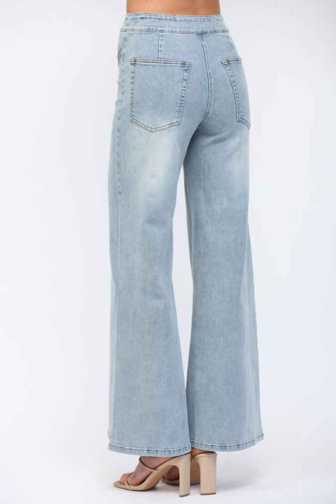 The Daylight Jeans | Light Wash High-Rise Wide Leg Jeans