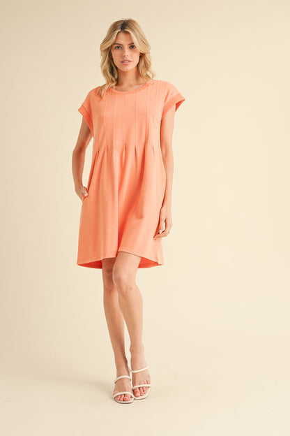 Sunshine Sweetheart Dress (Peach)