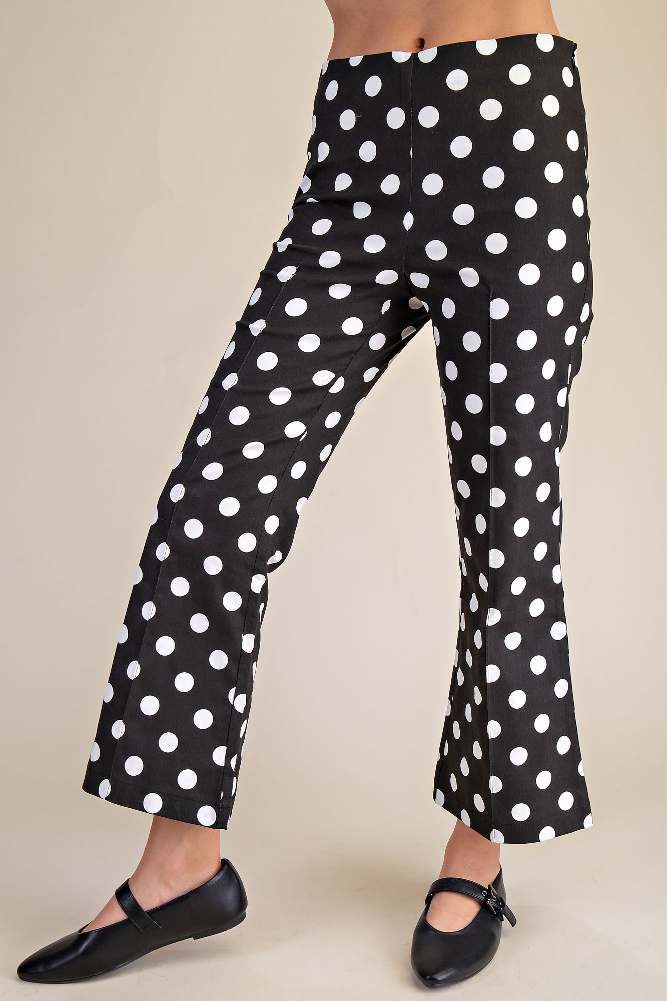 Spot On Chic Polka Dot Pants - Black - Delta Swanky Girl