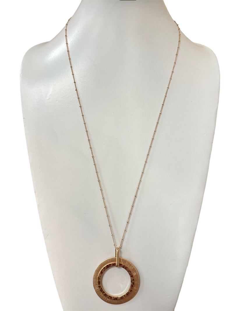 Circle Me Not Necklace (Gold)