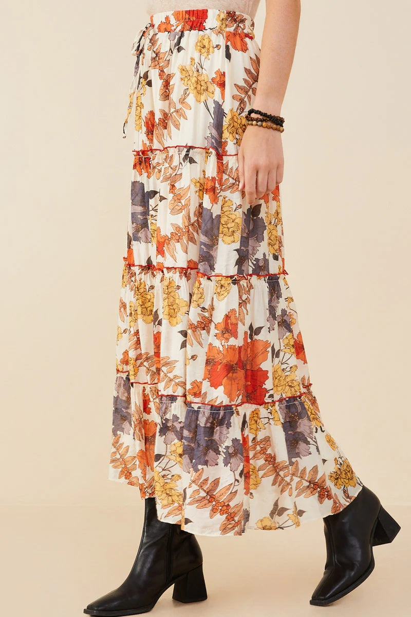 Fall Rhapsody Merrowed Maxi Skirt