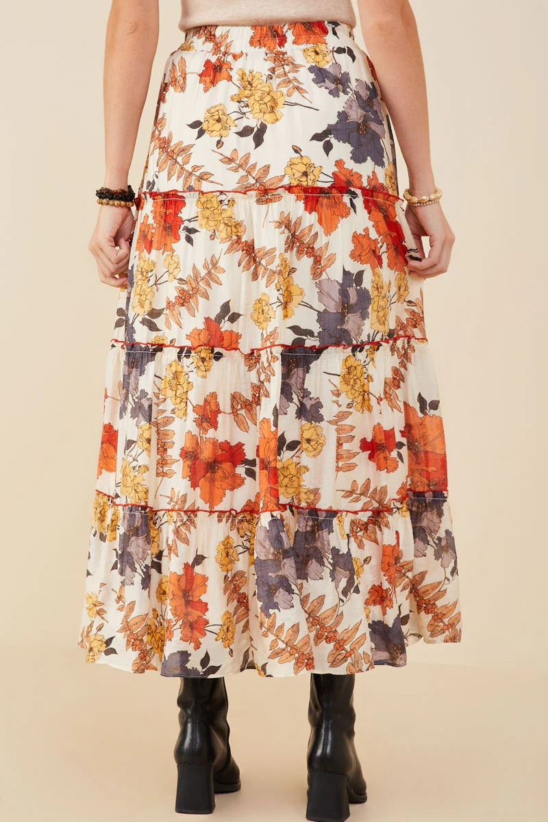 Fall Rhapsody Merrowed Maxi Skirt