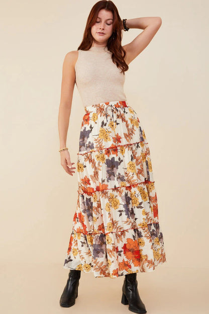 Fall Rhapsody Merrowed Maxi Skirt