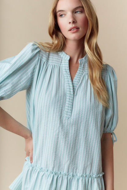 Palm Springs Striped Dress (Mint)