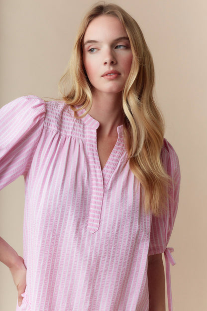 Palm Springs Striped Dress (Pink)