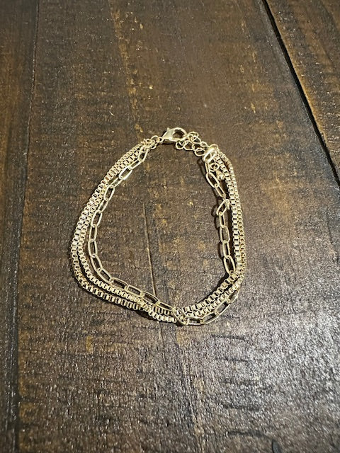 Jenna Layered Bracelet (Gold)