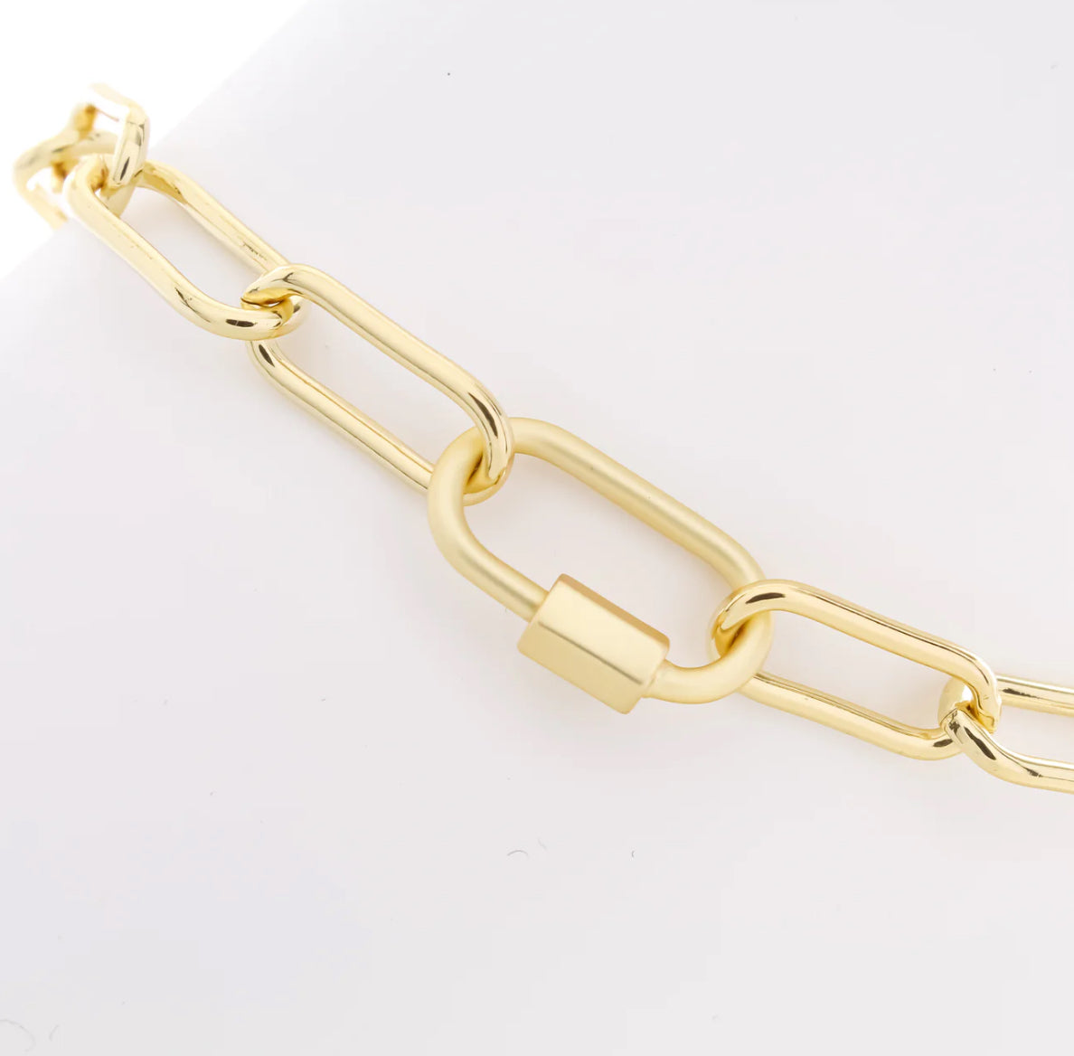 Link & Chain Bracelet (Gold)