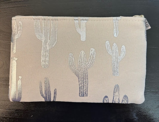 Foil Cactus Pouch (Ivory)