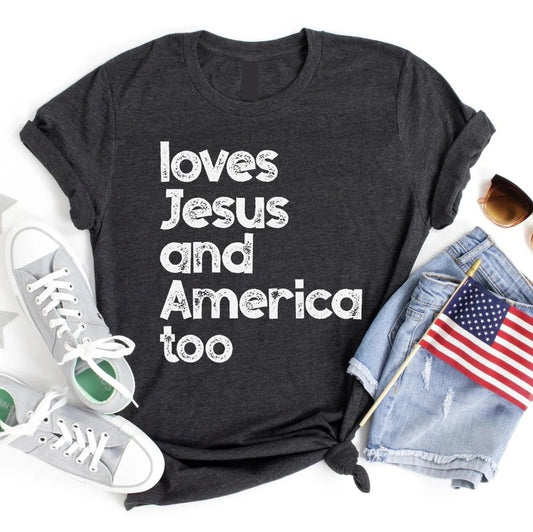 Jesus And America Graphic Tee