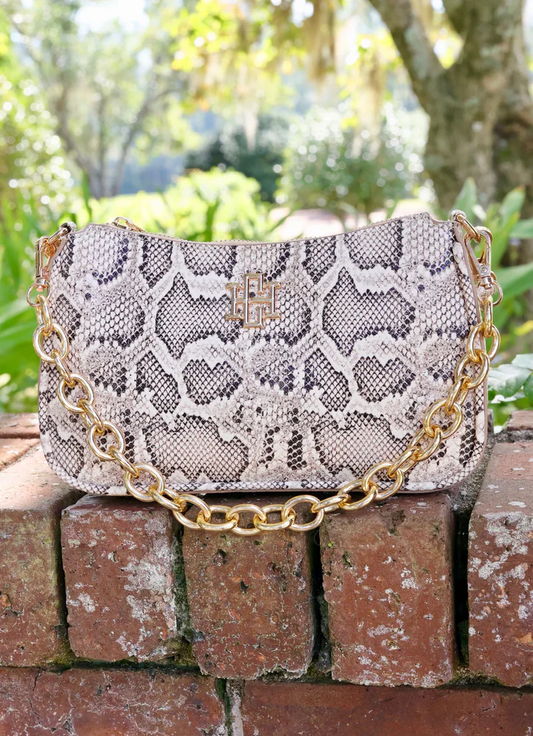 Joan Shoulder Bag - Snake - Delta Swanky Girl
