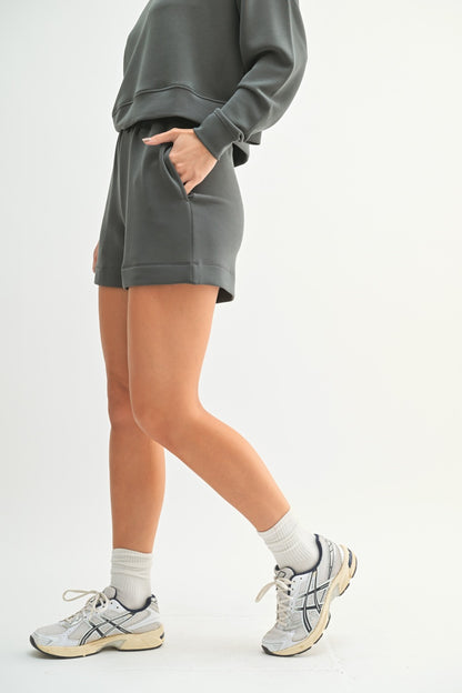 Luxley Scuba Active Shorts - Ash Grey