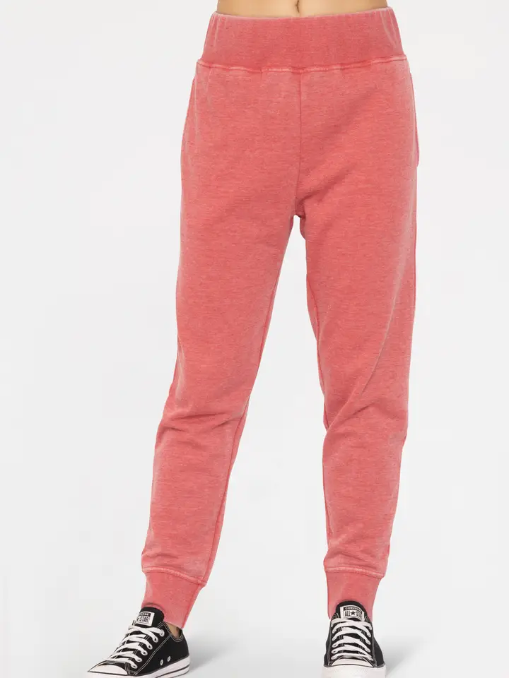 Off Duty Fleece Joggers - Red