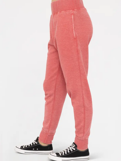Off Duty Fleece Joggers - Red