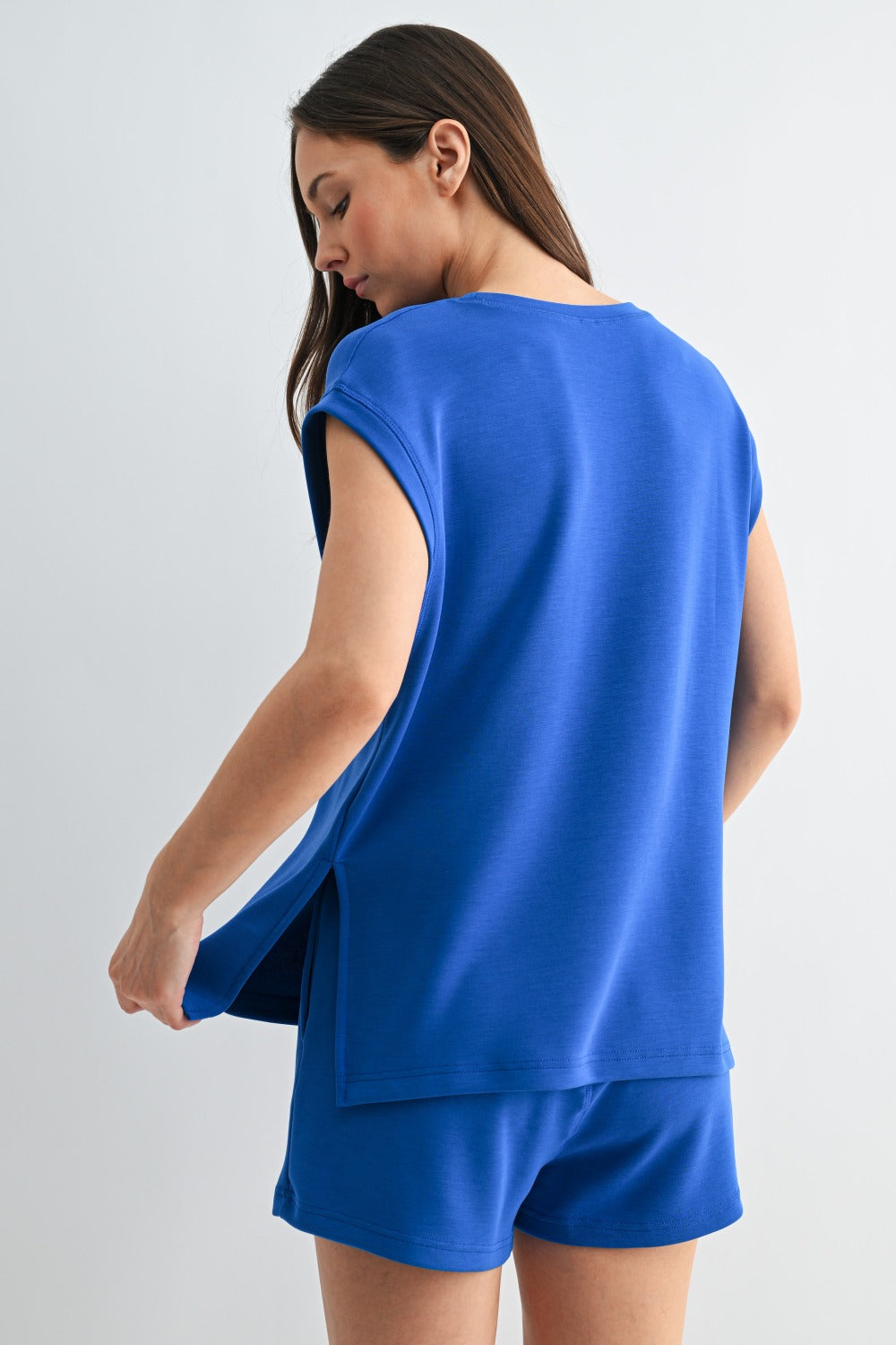 Duo Drift Short Set - Blue - Delta Swanky Girl