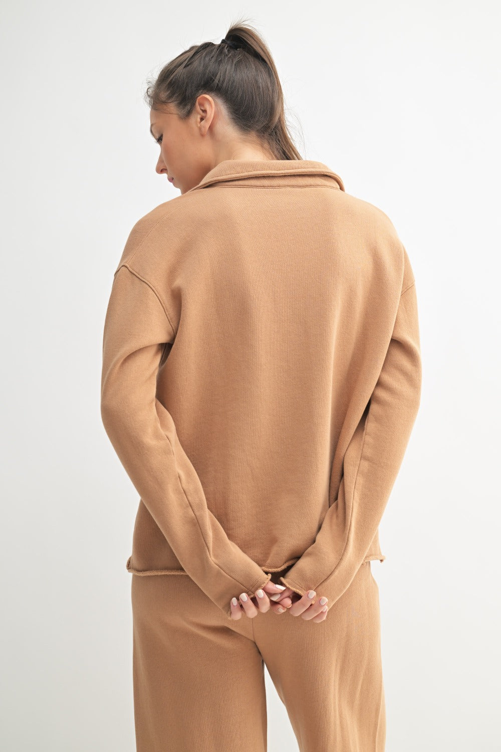 Raw Edge Essential Jogger Set - Mocha