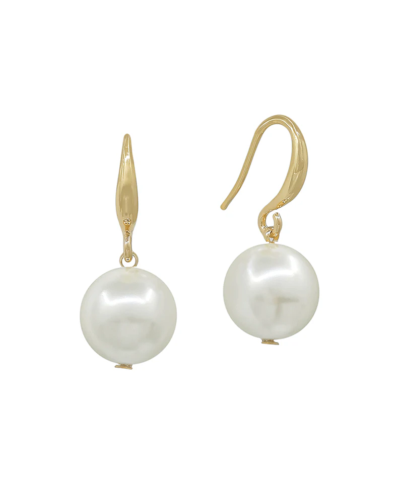 Keel Edge Pearl Drop Earring