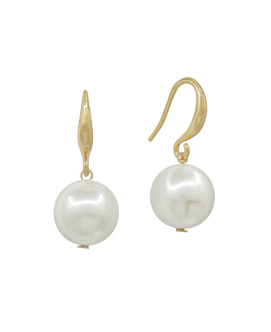 Keel Edge Pearl Drop Earring