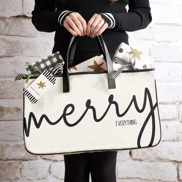 Weekend Vibes Canvas Tote (Merry Everything)