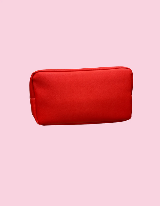 Stoney Medium Cosmetic Tote - Red - Delta Swanky Girl