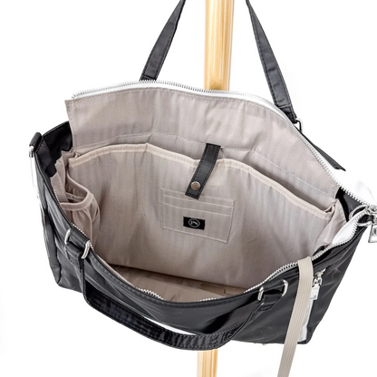 Nelson Nylon Tote Bag - Black