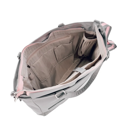 Nelson Nylon Tote Bag - Grey