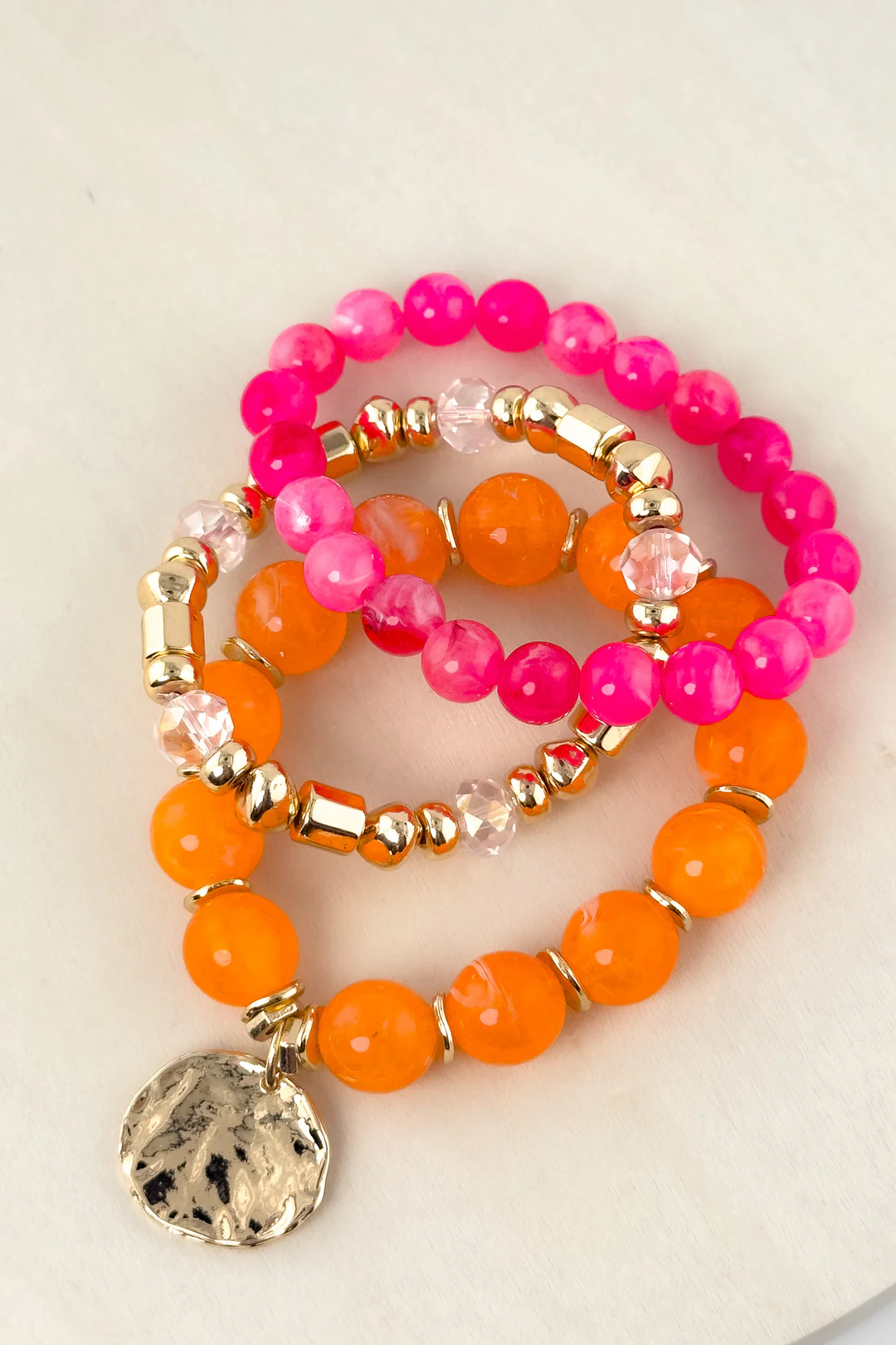 Sorbet Stack Beaded Stretch Bracelet