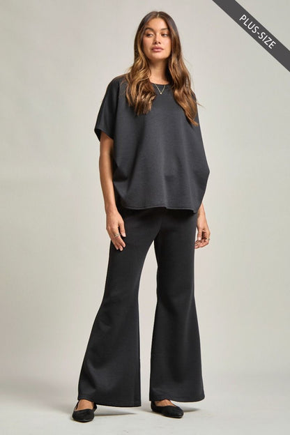 Curvy Jet Set Flare Travel Set - Black