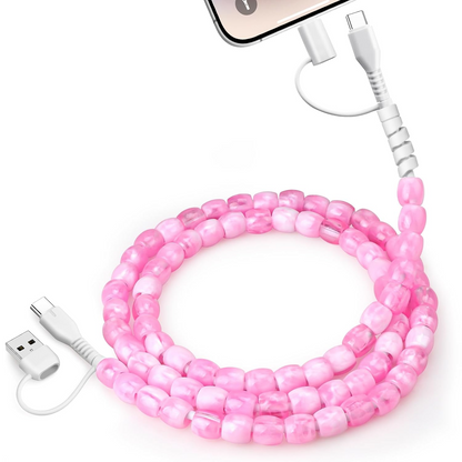 4-IN-1 BEADED CHARGING CORD - Delta Swanky Girl