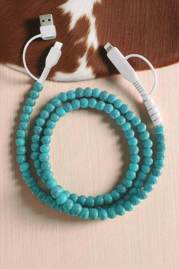 4-IN-1 BEADED CHARGING CORD - Delta Swanky Girl