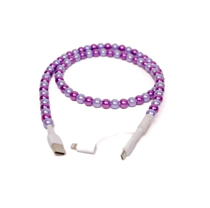 4-IN-1 BEADED CHARGING CORD - Delta Swanky Girl