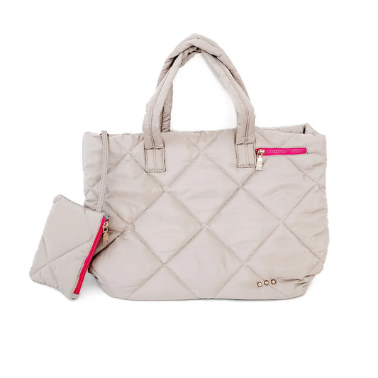 PS Quilted Puffer Tote Bag - CoCo - Delta Swanky Girl