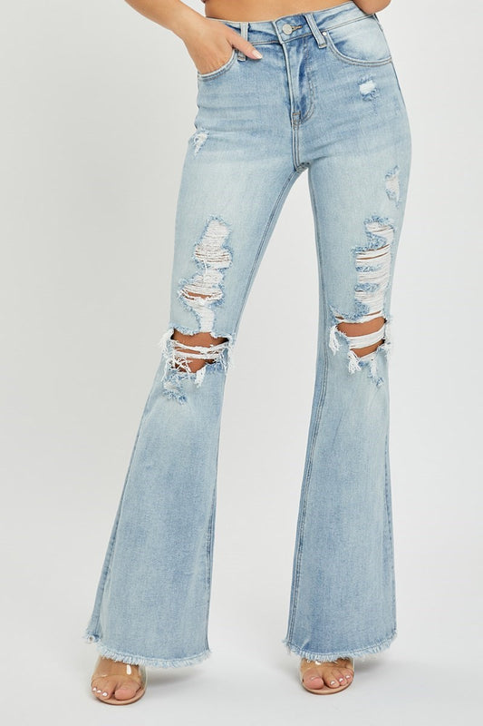 I'm With The Band Flare Jean (Light Wash)