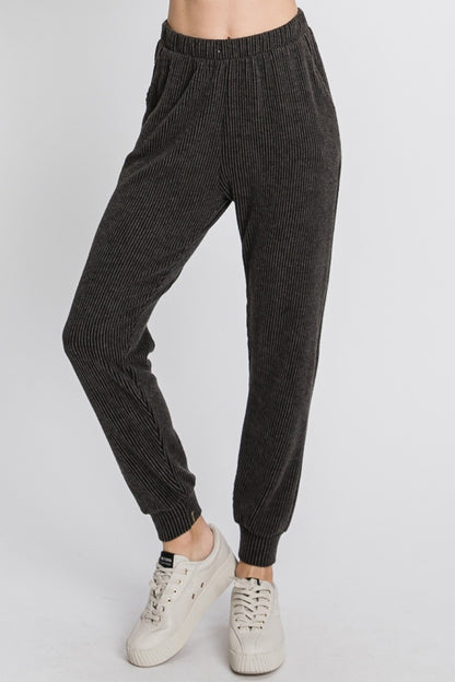 Runway Girl Ribbed Joggers
