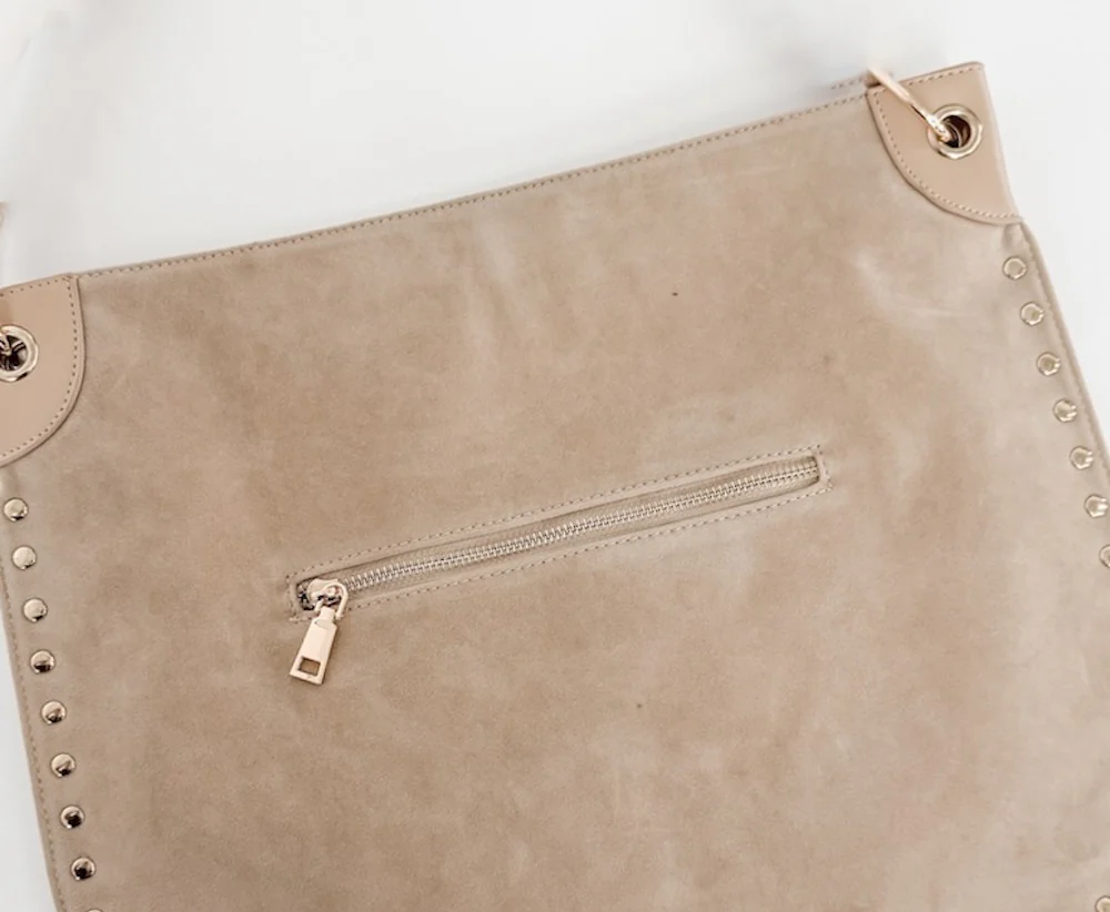Hendrix Suede Hobo Bag - Chocolate - Delta Swanky Girl