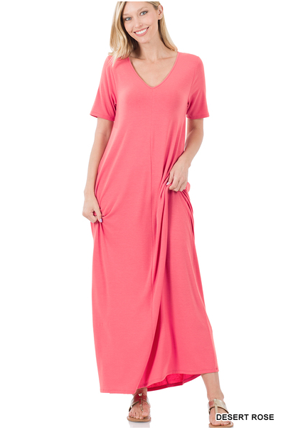 Color Your World Maxi Dress (Pink)