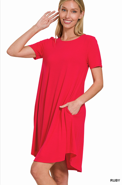 Sun + Snaz Dress (Red)