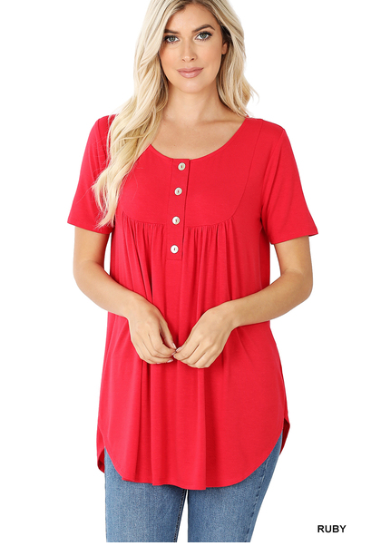 Curvy Found My Passion Top (Red)