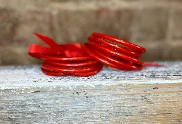 Game Day Jelly Bangle (Red)