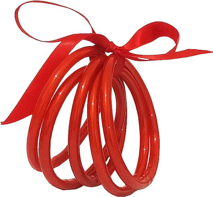 Game Day Jelly Bangle (Red)