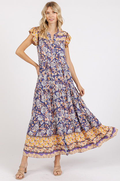 Blueberry Sunset Maxi Dress