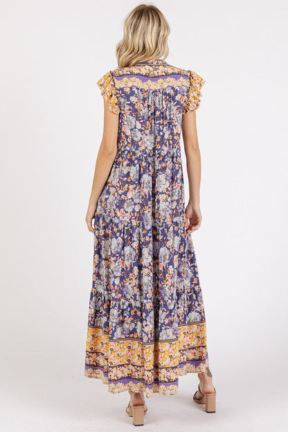 Blueberry Sunset Maxi Dress