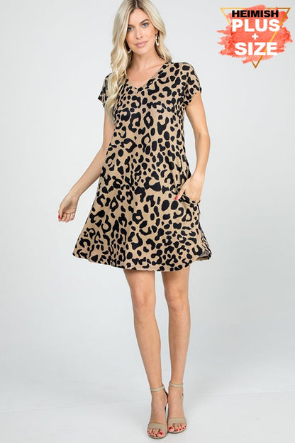 Curvy Cape Town Leopard Print Dress